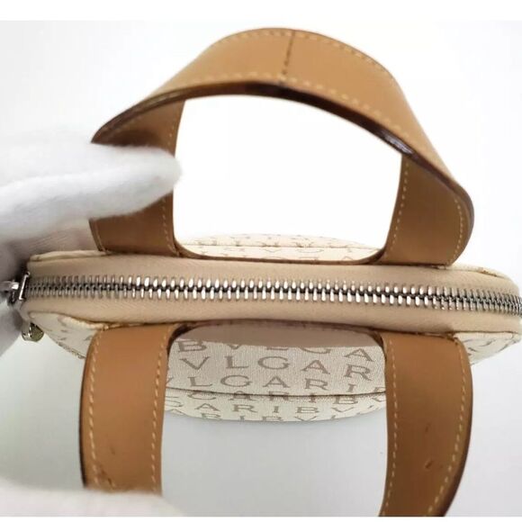 BVLGARI Logo Mini Tote Bag Leather - Picture 13 of 13